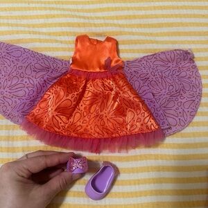 American Girl Wellie Wishers Butterfly Dress